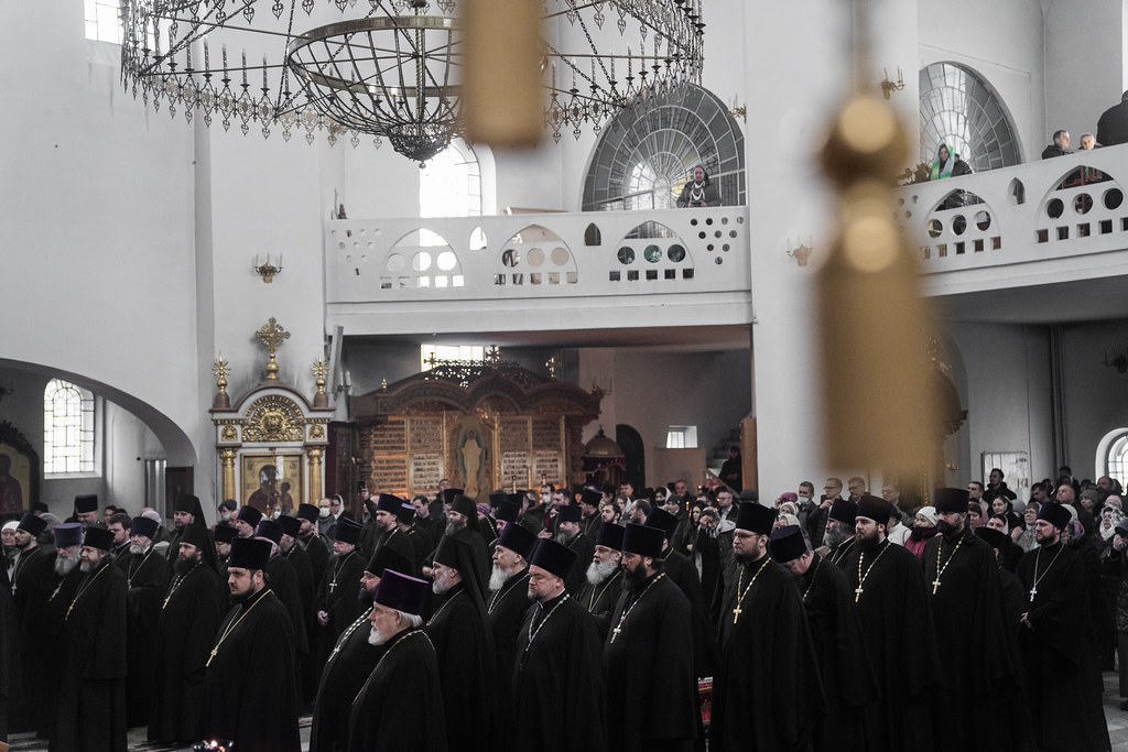 Прямая трансляция из кафедрального собора. Вечерня с чином прощения. Новый кафедральный собор. Воскресенский кафедральный собор Тверь. Воссоздание собора в Твери.